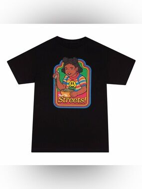 RARE Joe Freshgoods Black Short-Sleeve Graphic Tee